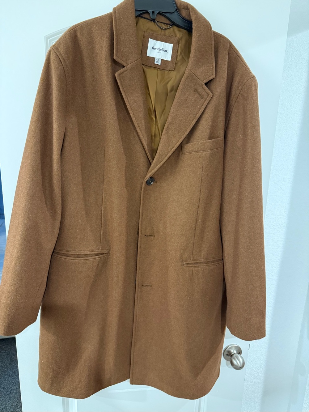 Goodfellow & Co Chestnut Brown Pea Coat